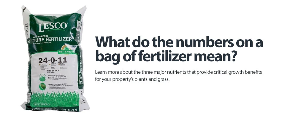 What do the numbers on a bag of Fertilizer mean?
